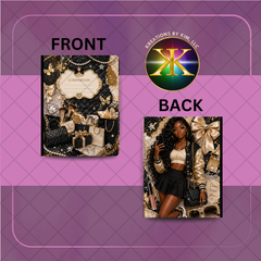 Luxury Glam Composition Notebook Cover (Notebook Not Included)