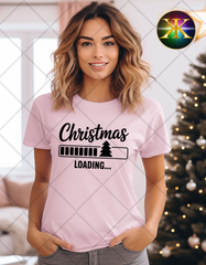 Screen Print Christmas Loading Transfer