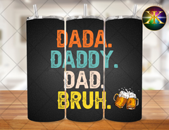 Dada Daddy Dad Bruh Sublimation Transfer Wrap