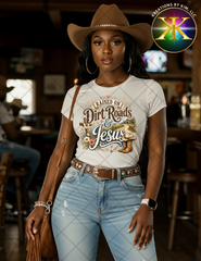 Dirt Roads & Jesus Sublimation Shirt Transfer