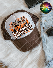 Respectfully Sublimation Hat Transfer