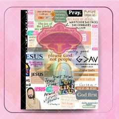 Faith Affirmations (Front Cover Only) Composition Cover