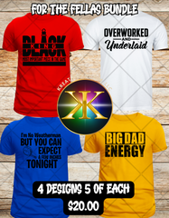 For The Fellas Screen Print Bundle