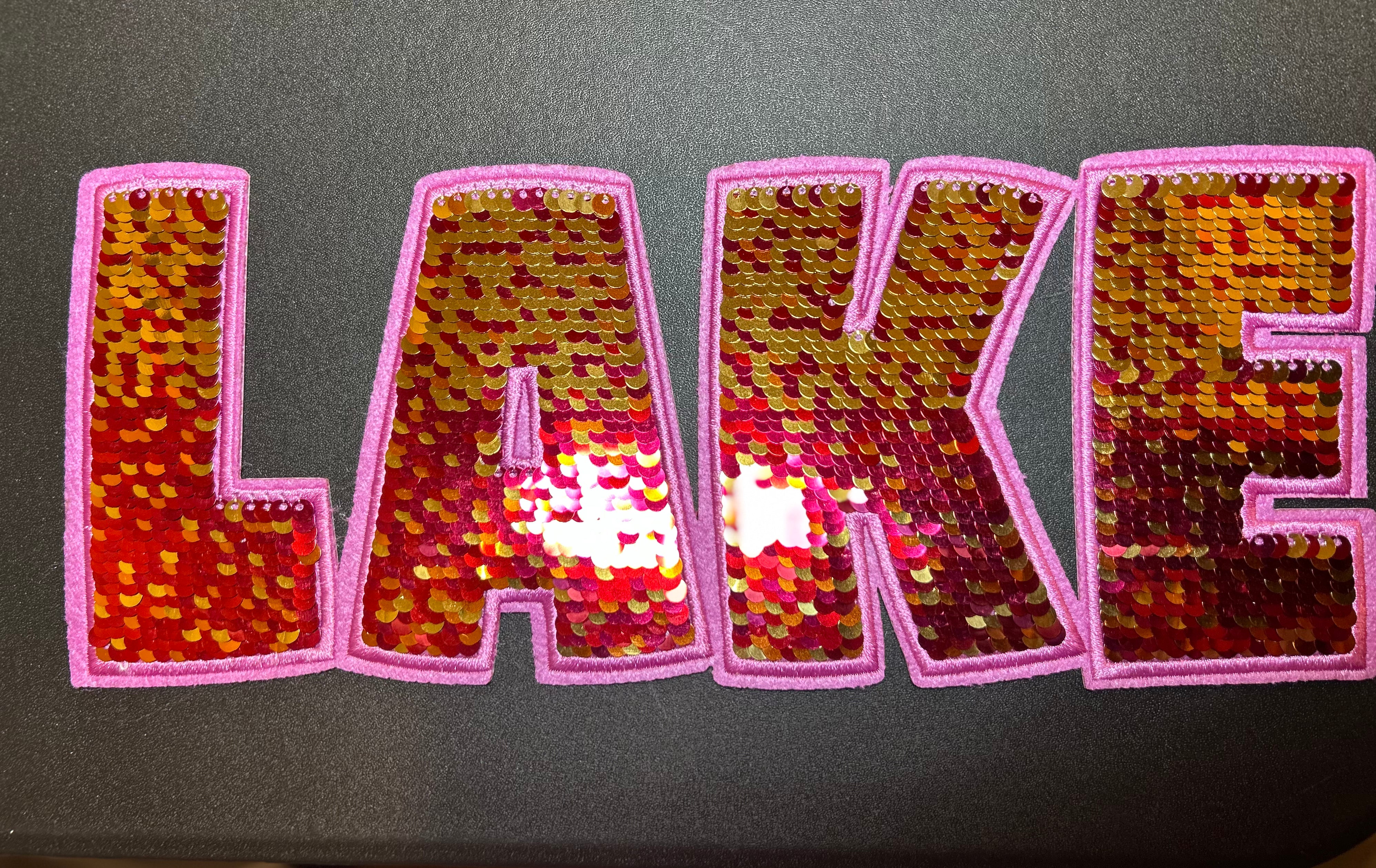 Lake Sequin Patches