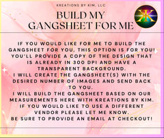 Build My Gangsheet