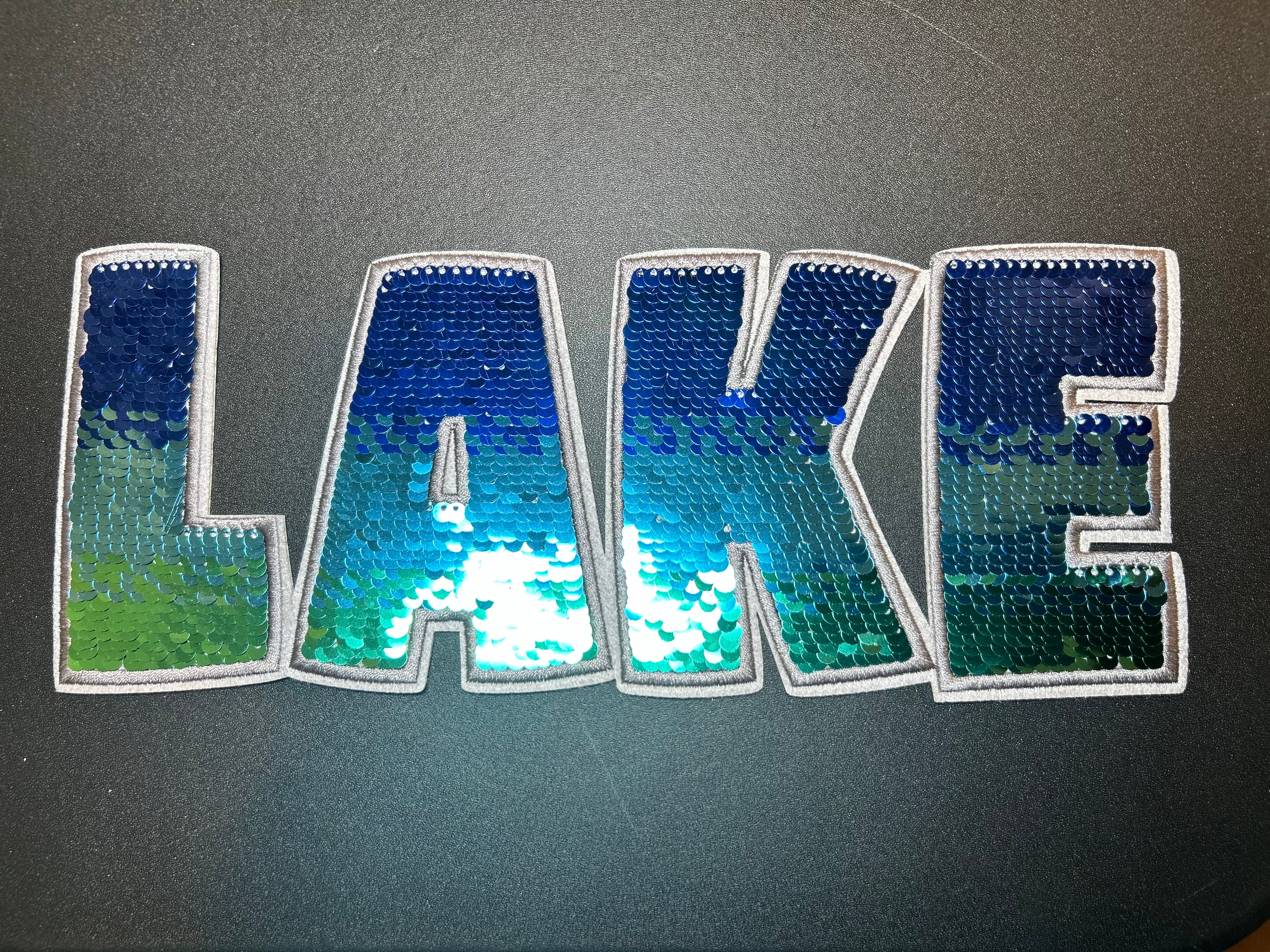 Lake Sequin Patches