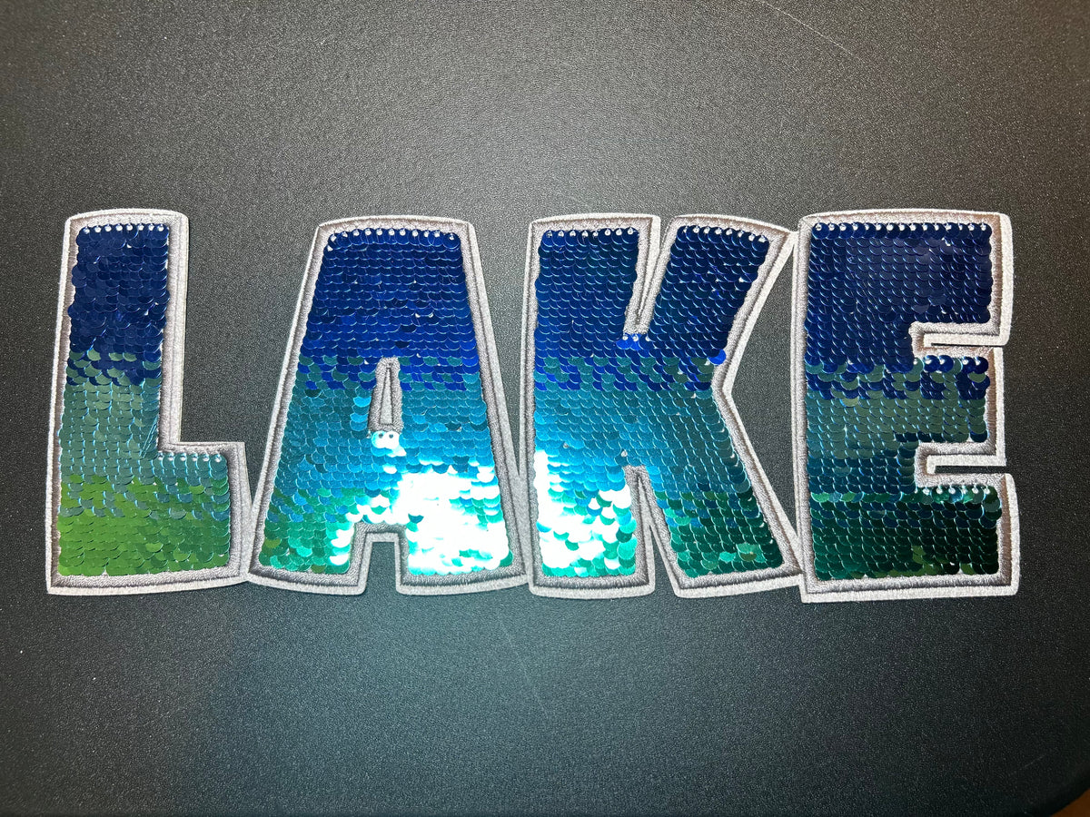 Lake Sequin Patches