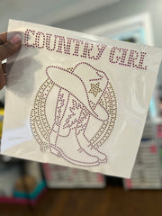 Rhinestone Country Girl Transfer