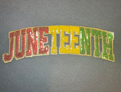 Juneteenth Sequin Patch