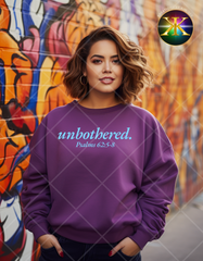 Screen Print Unbothered Transfer