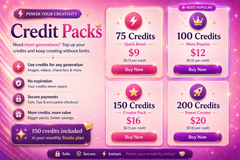 Credit Pack for Creator Studio