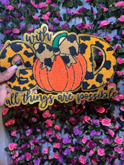 With God Sequin/Chenille Patch