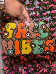Fall Vibes Sequin/Chenille Patch