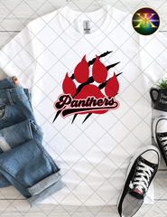 Panthers Paw Print & Claw
