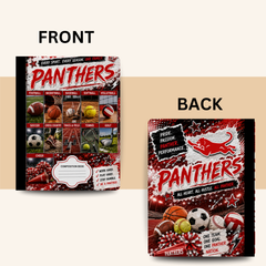 School Spirit Composition Notebooks | Custom School Mascot & Team Notebooks