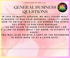 General Business Questions Session