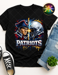 Digital Download Patriots Helmet PNG Design (NOT A PHYSICAL ITEM)