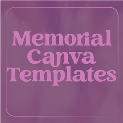 Memorial Canva Template Bundle
