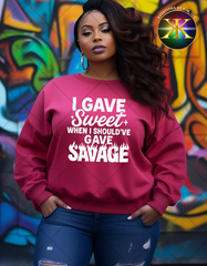 Screen Print Should've Gave Savage Transfer