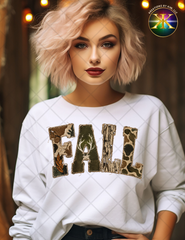 Faux Fall Distressed Patch Sublimation Shirt Transfer