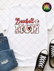 Baseball Mom Sublimation Shirt Transfer
