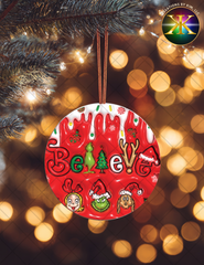 KBK Merry & Bright Ceramic Ornaments