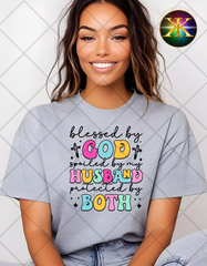 Print-To-Order Blessed by God Transfer
