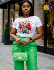 Blessed Is She Sublimation Shirt Transfer