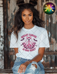 Breast Cancer is Boo Sublimation Shirt Transfer