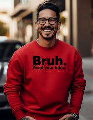 Screen Print Bruh Read Your Bible Transfer