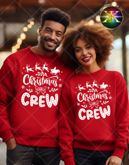 Screen Print Christmas Crew Transfer