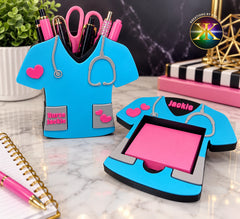 KBK Scrub Life Personalized Desk Collection