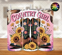 Country Girl Sublimation Transfer Wrap
