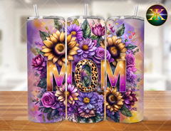Digital Download 3D Floral Mom 20 Ounce Tumbler Design (NOT A PHYSICAL ITEM)