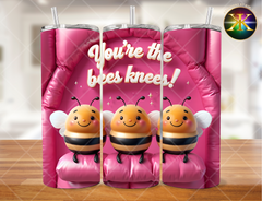 Inflated Bees Knees Sublimation Transfer Wrap