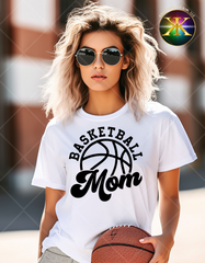 Screen Print Basketball Mom Transfer