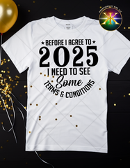 Screen Print Before I Agree To 2025 Transfer