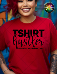 Screen Print T-Shirt Hustler Transfer