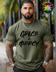 Screen Print Grace and Mercy Transfer