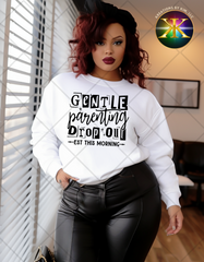 Screen Print Gentle Parenting Dropout Transfer