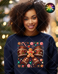 Print-To-Order Gingerbread Bow Transfer