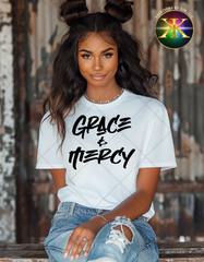 Screen Print Grace and Mercy Transfer