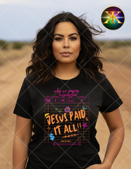Print-To-Order Jesus Paid It All