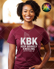 KBK Keep Bravely Kneeling Tee
