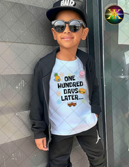 Youth One Hundred Days Later Sublimation Shirt Transfer - 8 Inches