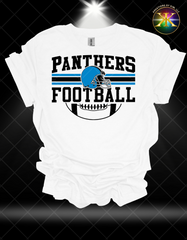 Panthers Football Sublimation Shirt Transfer (10-11 inches in width)
