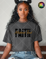 Screen Print Mustard Seed Faith Transfer