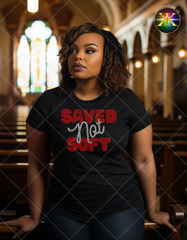 Rhinestone Saved Not Soft Transfer (10-inch)