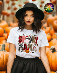 Spooky Mama Sublimation Shirt Transfer