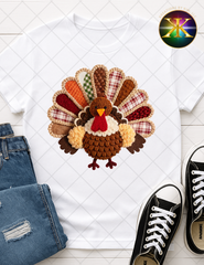 Thanksgiving Turkey Sublimation Shirt Transfer
